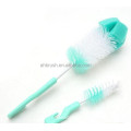 Multi purpose long handle rotate bottle brush